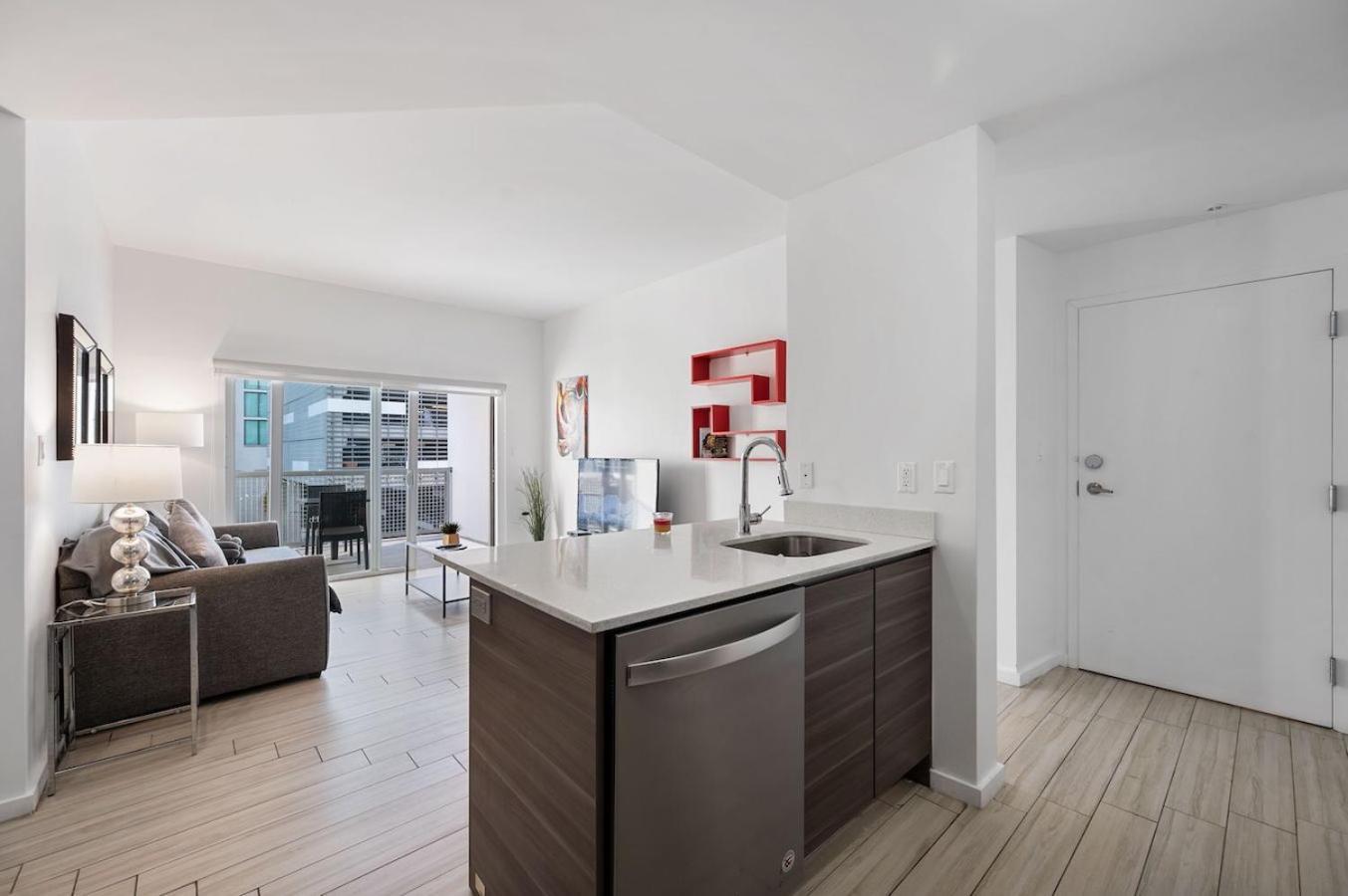마이애미 Subtle 2 Bed In Edgewater Downtown With Free Parking 아파트 외부 사진